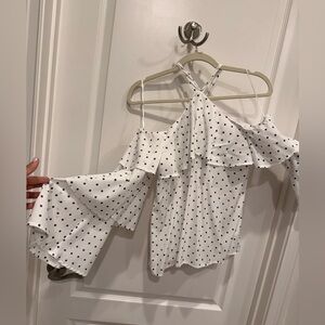 Polka dot  Off the shoulder top